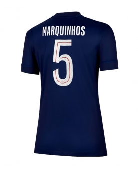 Billige Fotballdrakt Paris Saint-Germain Marquinhos #5 Replika Hjemmedrakt Dame 2025-26 Kortermet Billige Fotballdrakt Paris Saint-Germain Marquinhos #5 Replika Hjemmedrakt Dame 2025-26 Kortermet